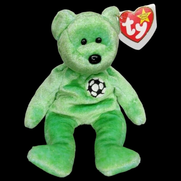 KICKS 1998 Retired Ty Beanie Baby Plush with Tags in Halloween Pumpkin Costume - Picture 5 of 12